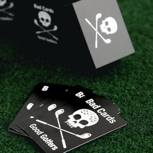 Bad Cards Fore Good Golfers | Interactive Golf Card Game | More Fun and Exciting | Intensify Golf Game with Friends for Good and Bad Golfers | 107 Playing Cards