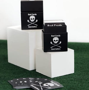 Bad Cards Fore Good Golfers | Interactive Golf Card Game | More Fun and Exciting | Intensify Golf Game with Friends for Good and Bad Golfers | 107 Playing Cards