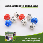 Zobmondo!! GOLO Golf Dice Game | for Golfers, Families, and Kids | Portable Fun Game for Home, Travel, Camping, Vacation, Beach | Award Winner