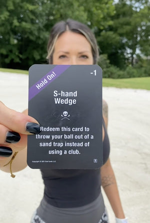 Bad Cards Fore Good Golfers | Interactive Golf Card Game | More Fun and Exciting | Intensify Golf Game with Friends for Good and Bad Golfers | 107 Playing Cards