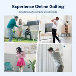 PHIGOLF Home Golf Simulator, Enjoy Adroid, iOS Connect Golfing with Smart Motion Sensor and Swing Stick for Indoor and Outdoor Fun