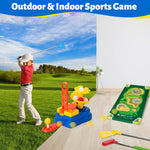 Liberry Kids Golf Club Set with 20 Balls, Retractable Clubs & Launcher, Toddler Indoor Outdoor Sports Toys for 3 4 5 Years Old, Fun Exercise Game, Birthday Gift for Boys Girls