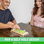 GoSports Par 4 Dice Golf Tabletop Game - Quick, Fun Games for All Ages!