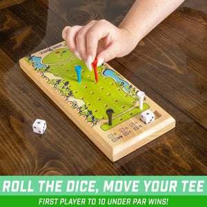 GoSports Par 4 Dice Golf Tabletop Game - Quick, Fun Games for All Ages!